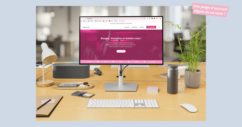 Arzela Lemarié – Freelance communication à Rennes, création de site internet pour Dance Flow