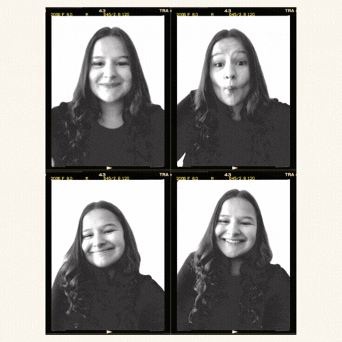 Arzela Lemarié – Freelance communication à Rennes, portrait en GIF photomaton